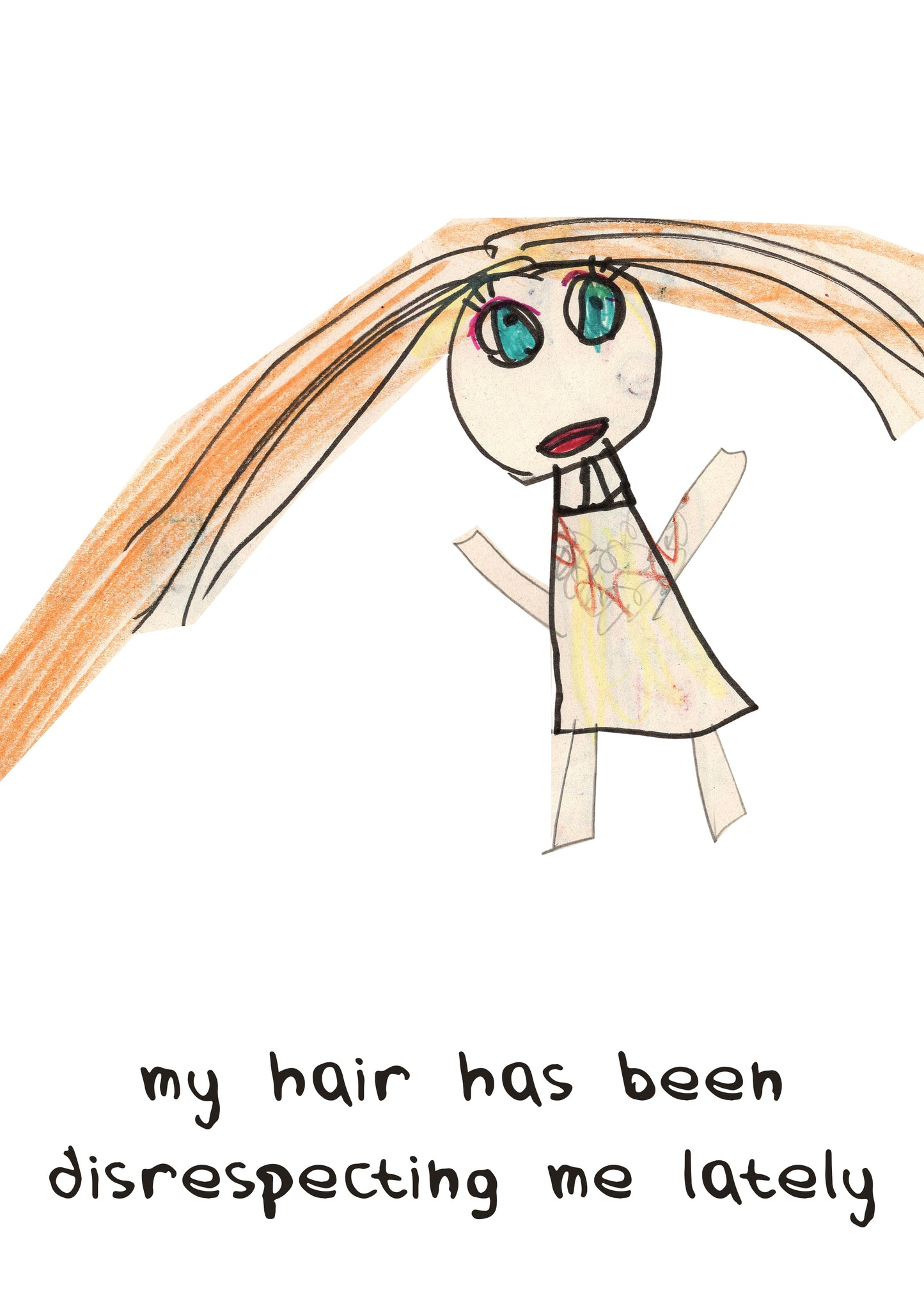 T-Shirt "My hair has been disrespecting me later"