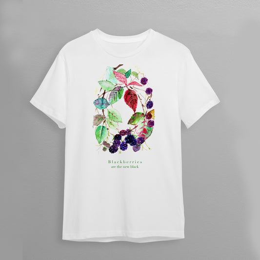 T-Shirt "Blackberries are the new black"